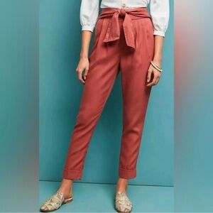 Women’s Anthropologie Cartonnier Kingsley Belted Trouser Pants